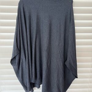 DC Charcoal Women's Poncho Sweater